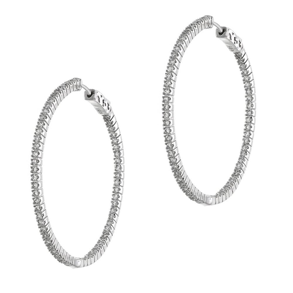 CZ BY KENNETH JAY LANE CUBIC ZIRCONIA EARRINGS
